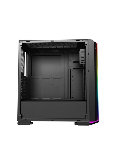 Powerboost Vk-g3906s Tempered Glass Pencereli, 3x120mm Rgb Fanlı, Rgb Şerit Ledli Ön Panel, Siyah Midtower Oyuncu Kas