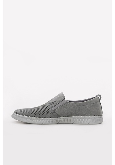 Fast Step Hakiki Deri Erkek Casual Ayakkabı 781ma1822 Gri