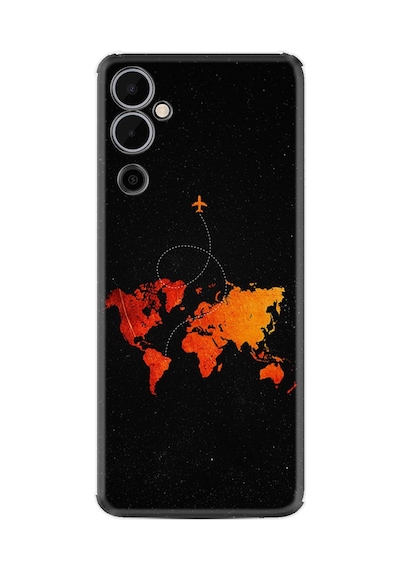 Tecno Pova Neo 2 Kılıf Silikon Desen Özel Seri Iz Bırakan Uçak 1778