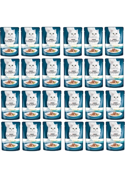 Purina Gourmet Perle Izgara Ton Balıklı Yetişkin Kedi Konservesi 24 x 85 G