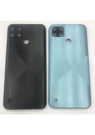 Realme C21y Yeşil Arka Kapak Batarya Kapağı Pil Kapağı Yeşil