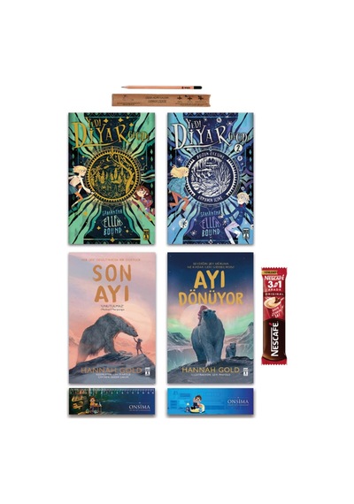 Genç Timaş Yedi Diyar Geçidi 1 Ve 2 Kitap - Son Ayı - Ayı Dönüyor Set 4 Kitap