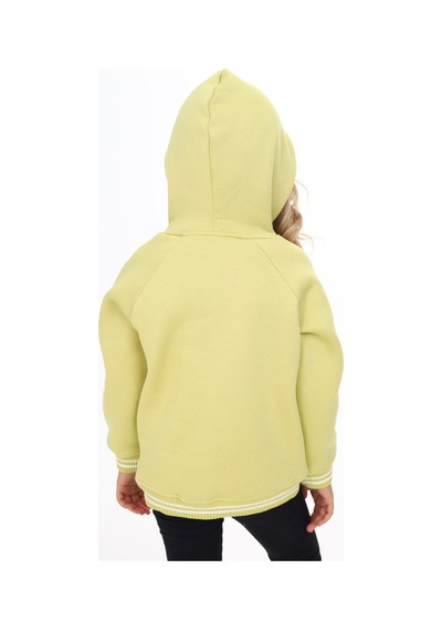 Toontoy Kids Toontoy Kız Çocuk Baskılı Sweatshirt Açık Yeşil