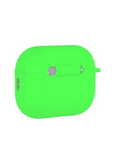 Apple Uyumlu AirPods Pro 3. Nesil İle Kılıf Standart Yumuşak Silikon Case Yeşil