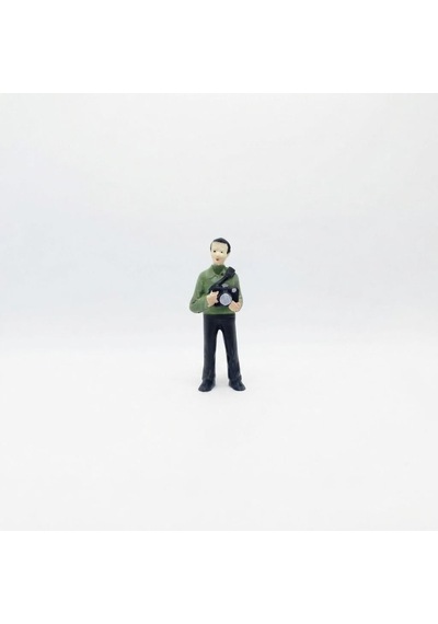 Fotoğrafçı Adam-teraryum Figürü 8.8cm Çok Renkli