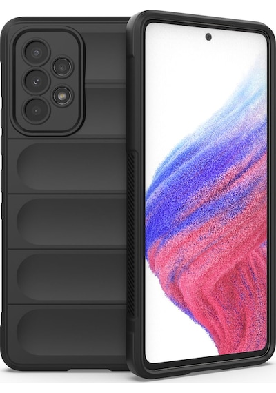 Lvsqvr Newface Samsung Uyumlu Galaxy A53 5g Kılıf Optimum Silikon - Siyah