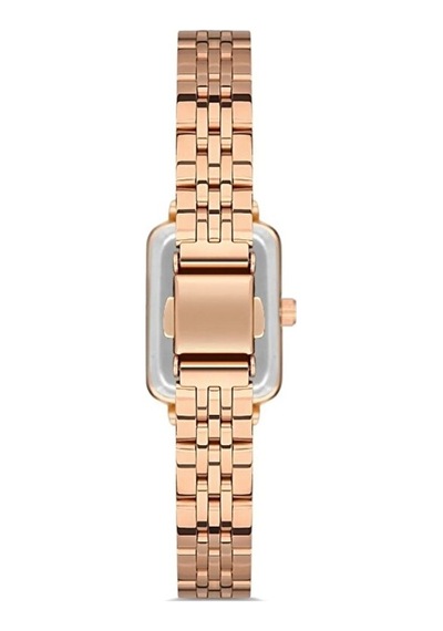 Rose Renk Şık Minimal Kasa Vintage Seri Genç Kız Kadın Kol Saati Su-539 Rose Gold