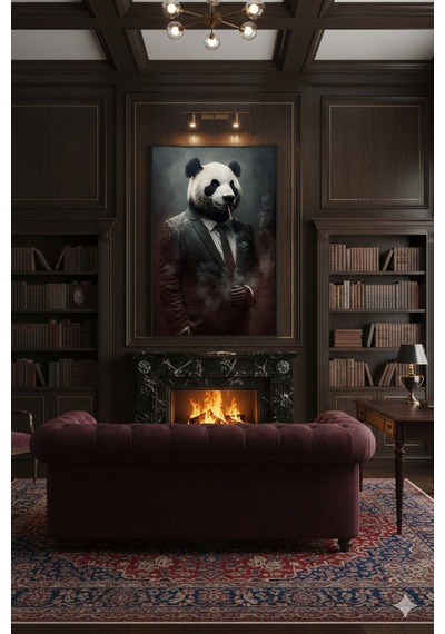 Ceo Panda Ofis Şıklığı Tasarım Cam Tablo