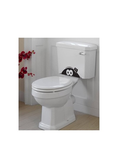 I See You Klozet Sticker 6x27 Cm /2 Adet Banyo Sticker, Klozet Sticker Banyo Sticker, Klozet Sticker, Banyo Sticker Tuva Çok Renkli