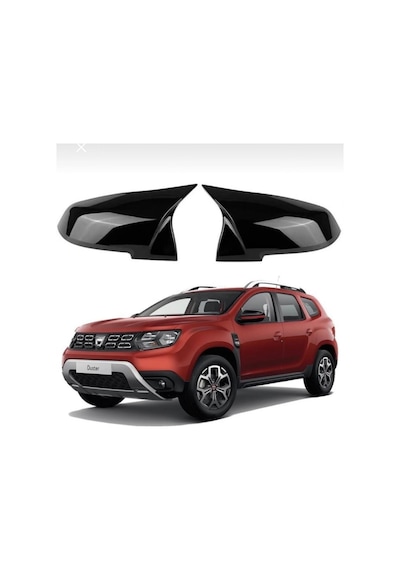 2018-2024 Dacia Duster Batman Yarasa Ayna Kapağı Piano Black