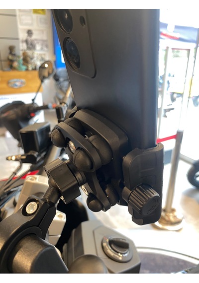 Bee Connect Vespa/django Uyumlu Motosiklet Telefon Tutucu Mat Siyah