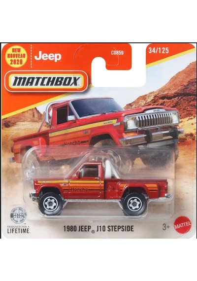 Matchbox 2026 Case 1980 Jeep J10 Stepside Kırmızı