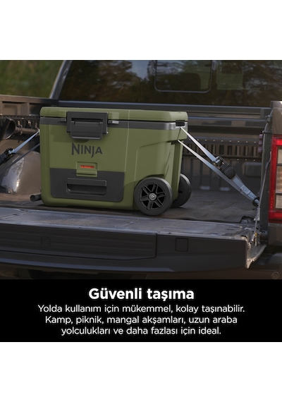 Ninja Frostvault Tekerlekli Cooler 42 Litre - Haki