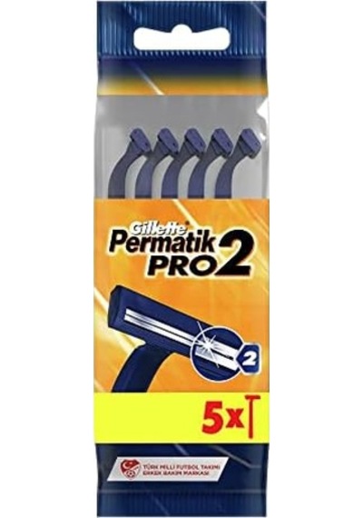Permatik Pro2 Kullan At Erkek Tıraş Bıçağı 5 Adet
