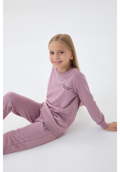 Rolypoly Kız Çocuk Mor Eşofman Takımı Rp3502-c-v4 Mor