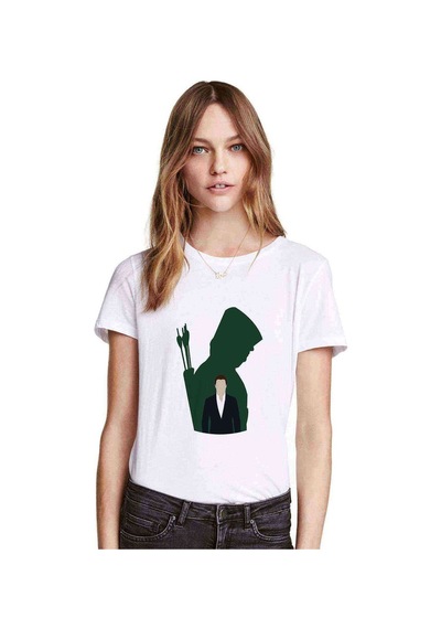 Altered Carbon Logo Kadın Beyaz Tshirt