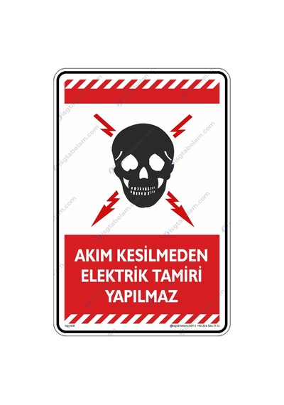 Akım Kesilmeden Elektrik Tamiri Yapılmaz (546110431)