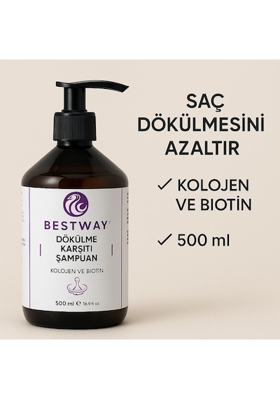Bestway Kolojen Ve Biotin Dökülme Karşıtı Şampuan