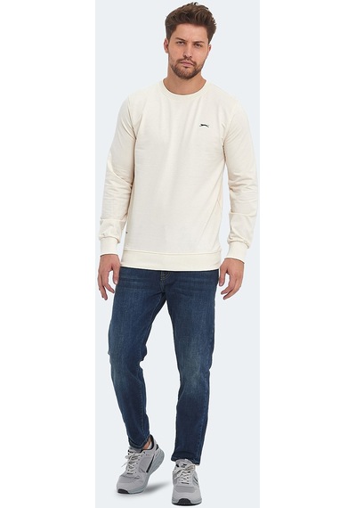 Slazenger Orvar In Erkek Sweatshirt Bej St23we147-120 Bej