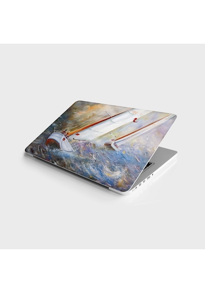Laptop Sticker Notebook Pc Kaplama Etiketi Yat Fırtına