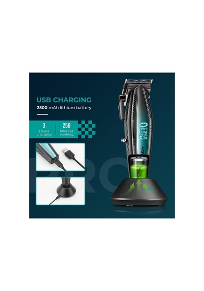 Saç Sakal Tıraş Makinesi Seti Metal Trimmer Shaver V-270 & V-353