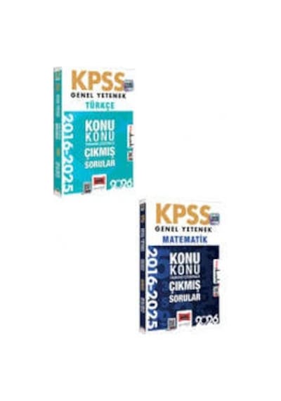 Yargı Yayınları 2026 Kpss Genel Yetenek Türkçe-matematik 10 Yıl Konu Konu Çıkmış Sorular Seti 2 Kitap