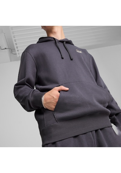 Puma Classics Hoodie Unisex Gri Hoodie Düz 535596 Gri