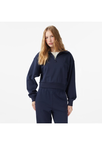 Anta Iconic Kadın Lacivert Yarım Fermuarlı Sweatshirt 862538711 Mavi