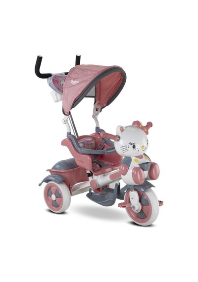135 Kety 3 Üçteker İtmeli Bebek & Çocuk Bisiklet Pastel Pembe