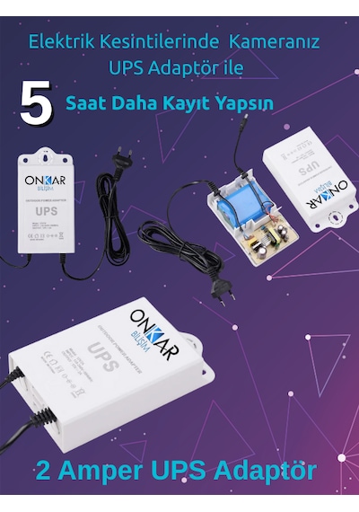 12 Volt Voltaj Korumalı Şarjlı Güç Kaynağı Ups Kamera Adaptörü 12 Volt Voltaj Korumalı Şarjlı Güç Kaynağı Ups Kamera Adaptörü