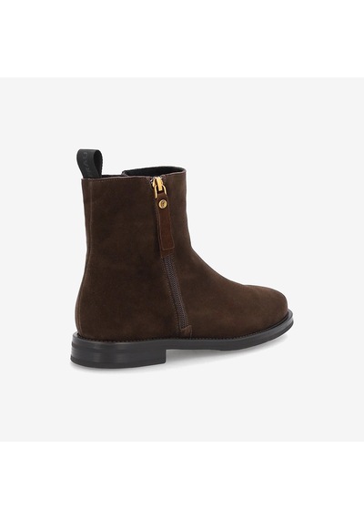 Cacao Dark Brown Bot Kadın 98c6 Frau Waxy Ankle Boot Acı Kahverengi