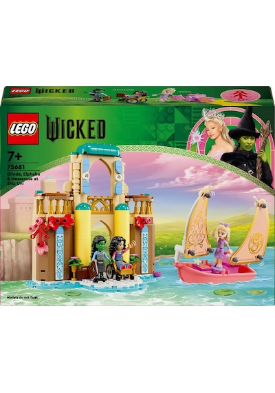 LEGO® Wicked Glinda, Elphaba ve Nessarose, Shiz Üniversitesi’nde 75681 - 7 Yaş ve Üzeri Çocuklar için Oyuncak Tekne İçeren Bebek Evi (304P)