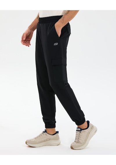 Skechers M Co Micro Cargo Pant Erkek Siyah Eşofman Altı S222080-3817