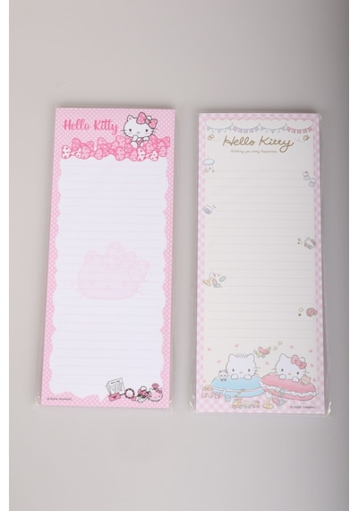 Dekomus İle Lisanslı Yeni Sezon Hello Kıtty "tekli" 9x22 Cm Block Note Altın