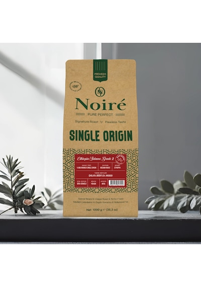 Noire Ethiopia Sidamo Grade 2 1000g %100 Arabica Single Origin Çekirdek