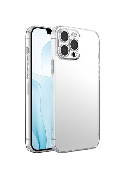 Apple Uyumlu iPhone 13 Pro Max Kılıf Zore Kamera Korumalı Süper Silikon Kapak Renksiz