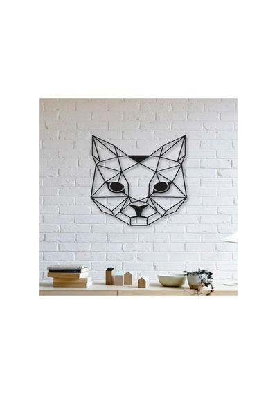 Kedi Tablosu Duvar Figürü 25 Cm