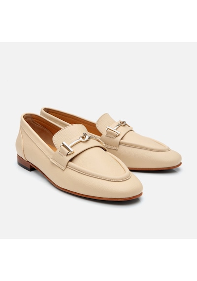 Hotiç Kadın Deri Bej Tokalı Loafer 01ayh306210a310 Bej-beıge Bej