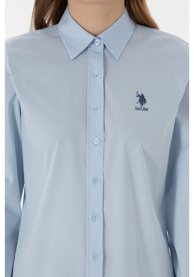 U.s. Polo Assn. Kadın Açık Mavi Gömlek Basic 50298091-vr003 Acık Mavı Açık Mavi