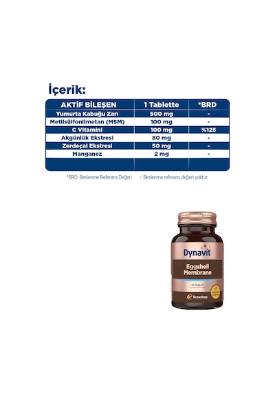 Dynavit Eggshell Membrane 30 Tablet
