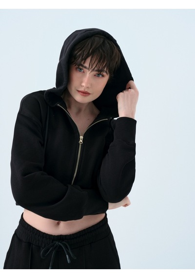 Straight Fit Kadın Eşofman Altı Siyah