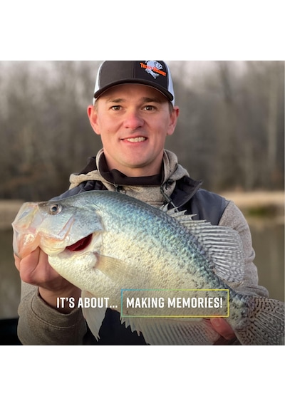 Trout Magnet -"alabalık Mıknatıs Panfish Mıknatıs Seti - 70 Bölünmüş Kuyruk Grub Oluşumu 15 Siyah Boyut 8 Kancalar"