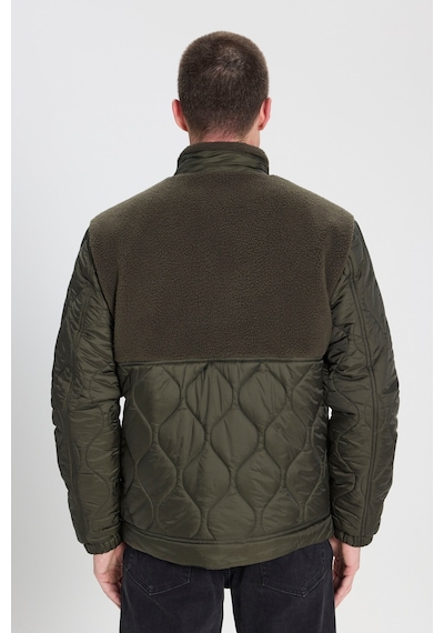 Wrangler Regular Fit Normal Kesim Sherpa Detaylı Haki Kapitone Mont W242644801 Khaki