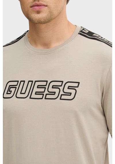 Guess Arlo Cn Pamuklu Regular Fit Logolu Bisiklet Yaka T Shirt Z4gı18j1314 Erkek T Shirt Z4gı18 J1314 G1ca Bej