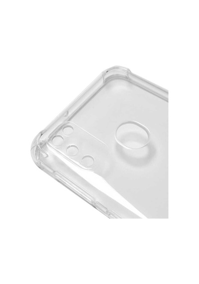 Galaxy Uyumlu M21 Kılıf Tchs Kamera Korumalı Nitro Anti Shock Silikon - Renksiz Renksiz