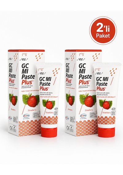 Gc Mi Paste Plus 40 Gr Çilek 2 Adet Diş Minesi Bakımı