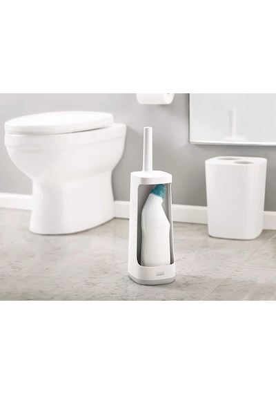 Joseph Joseph Flex Plus Smart Tuvalet Fırçası - Beyaz-Gri