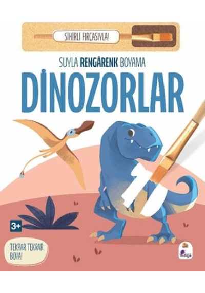 Suyla Rengarenk Boyama - Dinozorlar Sihirli Fırçasıyla - Ybve-867113