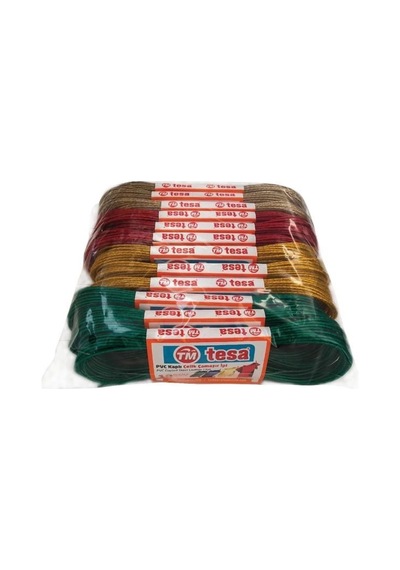 Temsan 12' Li Pvc Kaplama 10 Metre Çelik Çamaşır İpi Çokrenkli