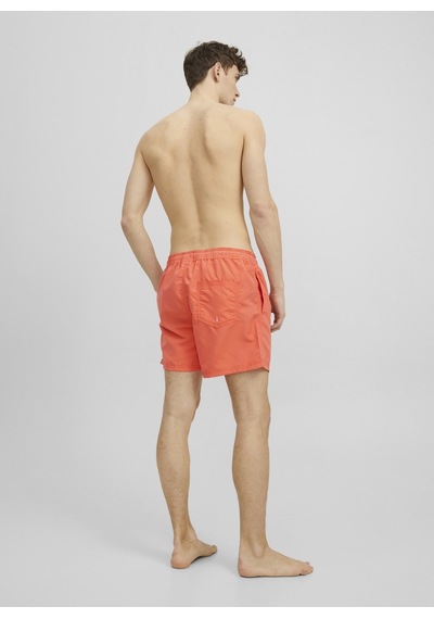 Jack & Jones Erkek Normal Bel Desenli Açık Kırmızı Şort Mayo - 12202956 001